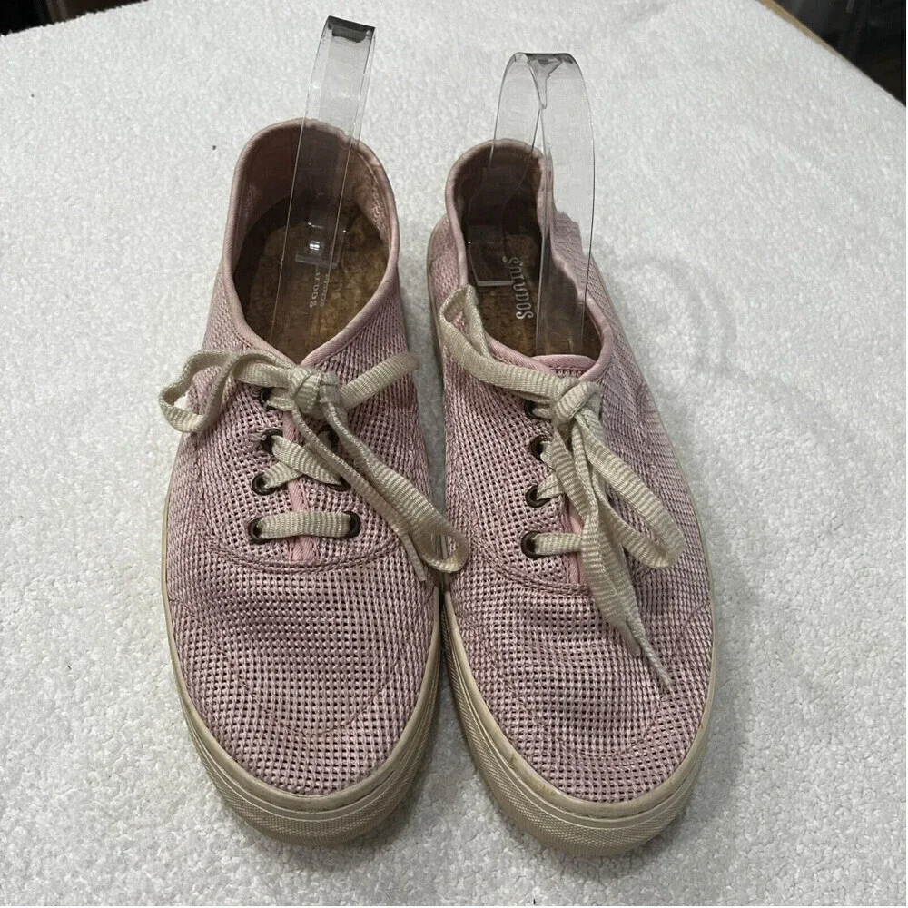Soludos Women's Pink Mesh Barbiecore Casual Fashion Sneaker  Y2K 11‎ Classic
